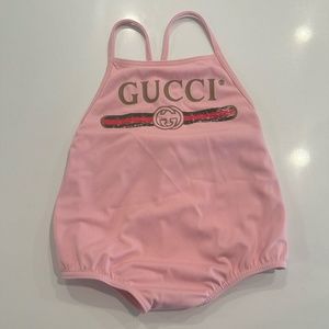 GUCCI PINK BATHING SUIT